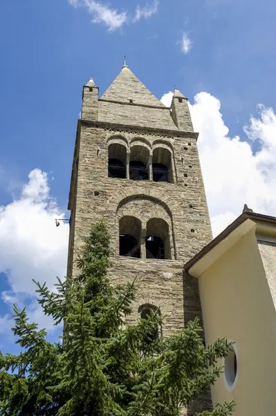 Arvier - Glockenturm — Stockfoto