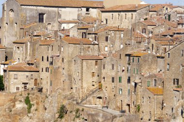 Pitigliano (Toskonya) sabah