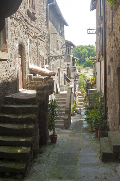 Vitorchiano (Viterbo, Lazio, Italy), old typical town