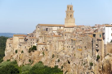 Pitigliano (Toskonya) sabah