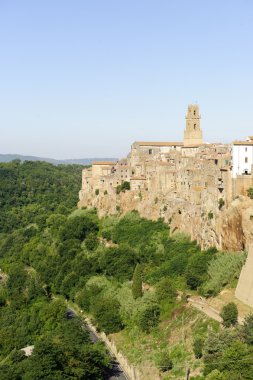 Pitigliano (Toskonya) sabah