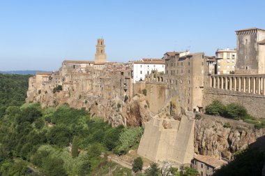 Pitigliano (Toskonya) sabah