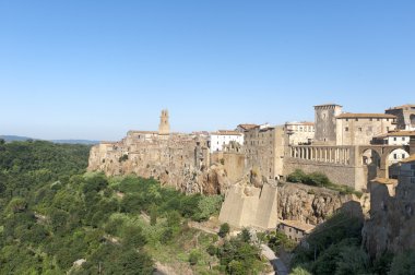 Pitigliano (Toskonya) sabah