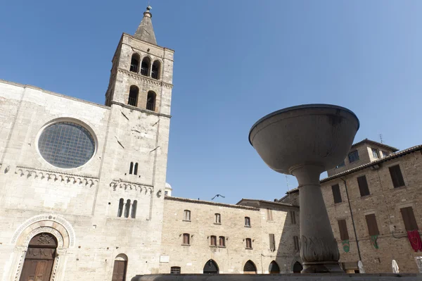 Bevagna içinde tarihi Via silvestri — Stok fotoğraf