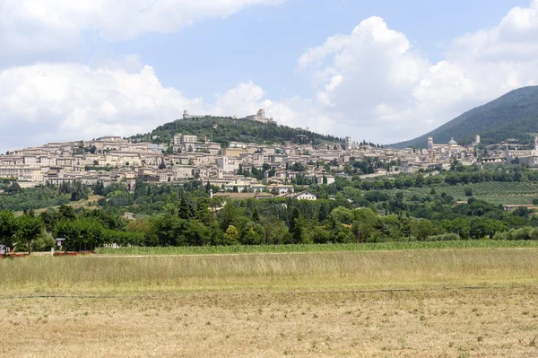 Assisi, panoramautsikt — Stockfoto