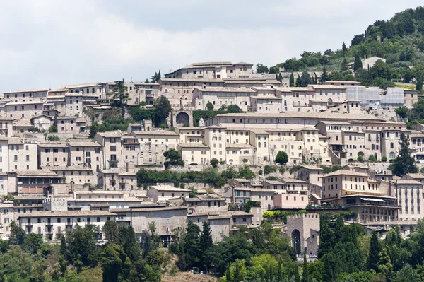 Assisi, panoramatický pohled — Stock fotografie