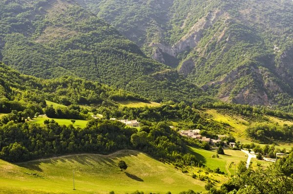 umbria ve dağ köyü