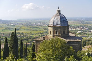 Cortona, historic church clipart