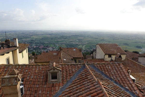 Cortona dan Panorama — Stok fotoğraf