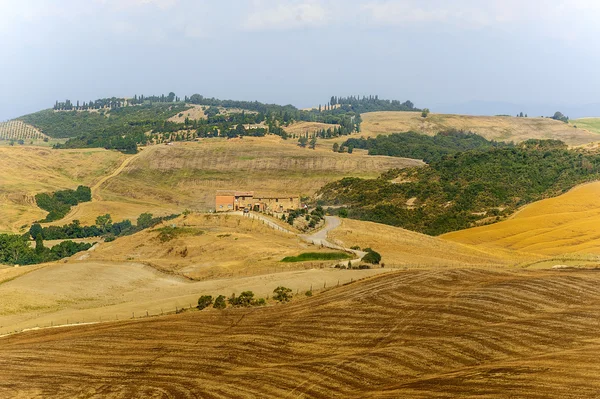 Ферма в Валь-д "Орча (Тоскана) ) — стоковое фото