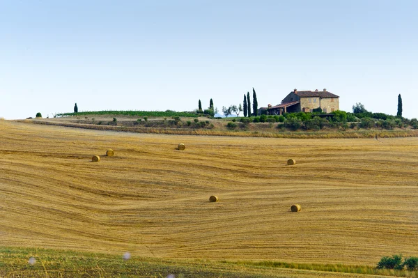 Agriturismo in Val d'Orcia (Toscana) ) — Foto Stock