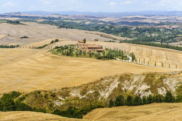 Agriturismo in Val d'Orcia (Toscana) ) — Foto Stock