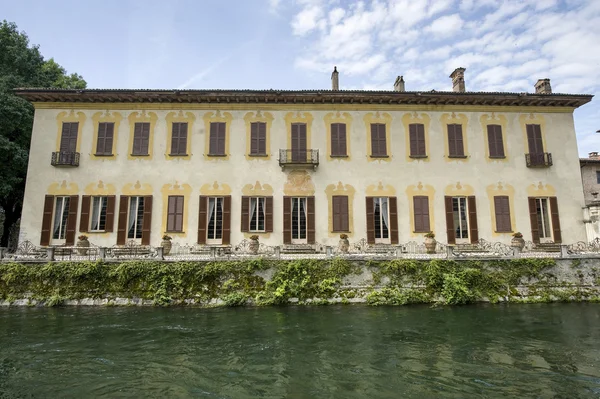 stock image Villa Gaia on the Naviglio Grande