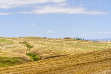 Val d'Orcia (Toskonya manzara)