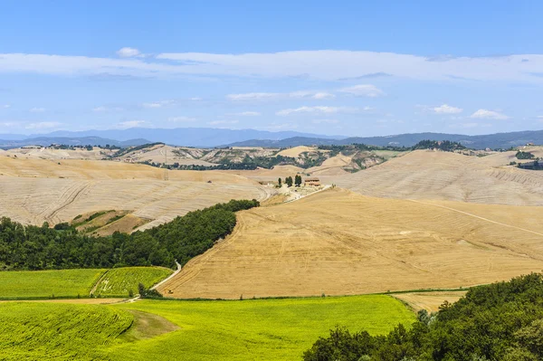Landschaft in val d 'orcia (Toskana)) — Stockfoto