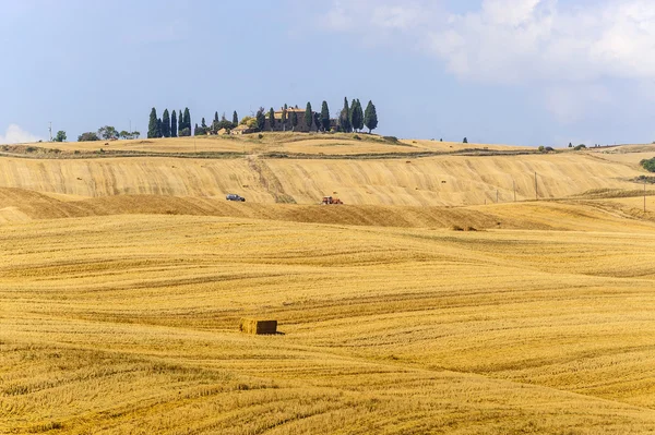 Farm in Val d'Orcia (Tuscany) — Stock Photo, Image