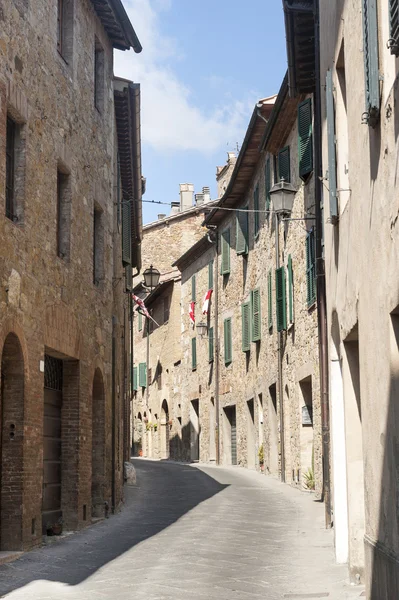 San Quirico d 'Orcia (Тоскана) ) — стоковое фото