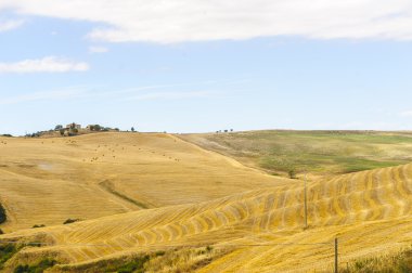 Val d'Orcia (Toskonya manzara)