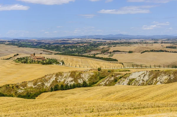 Farm in Val d'Orcia (Tuscany) — Stock Photo, Image