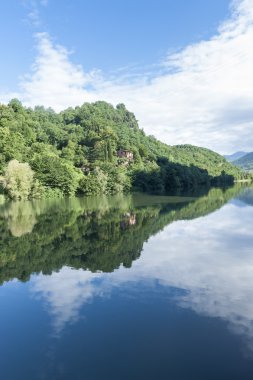 serchio Nehri (lucca, Toskana)