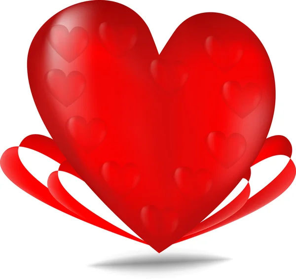 Valentines hjärtan — Stock vektor