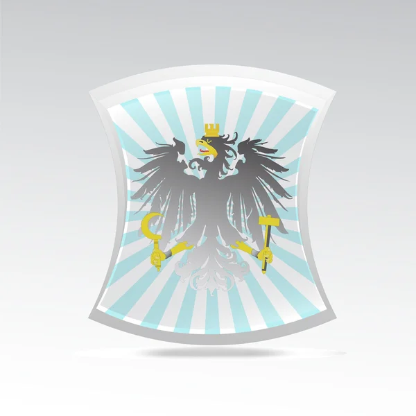 Escudo de Águila de Armas — Vector de stock