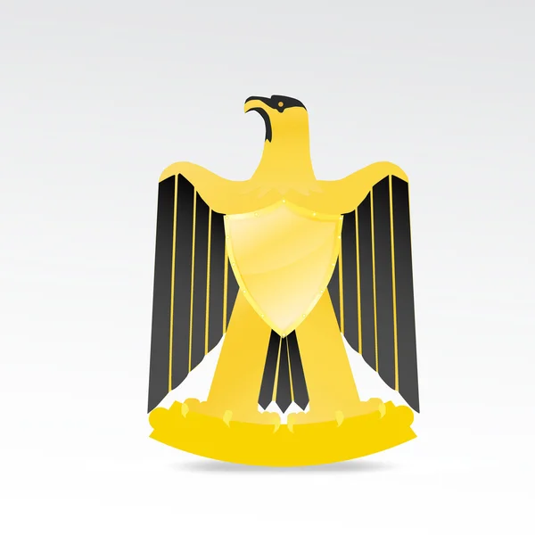 Eagle yellow — Stock Vector