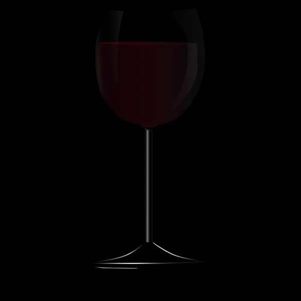 Rotwein — Stockvektor