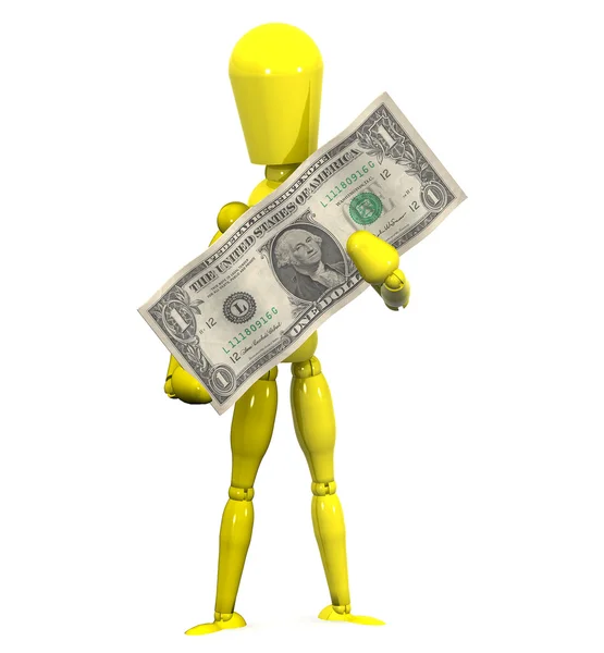 Man with Money — Stock Photo, Image