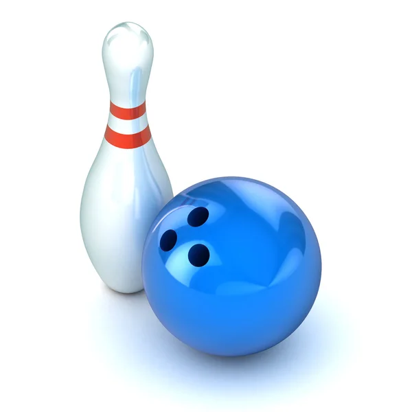 Illustration de bowling à dix broches — Photo