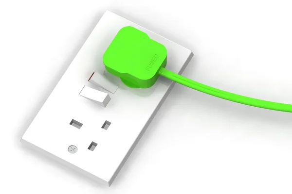 Stock image Green Plug Concept