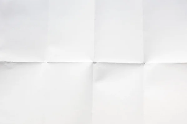 Blanko aufgefaltetes Altpapier — Stockfoto