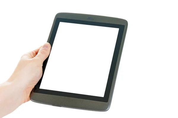 Boş tablet pc holding — Stok fotoğraf