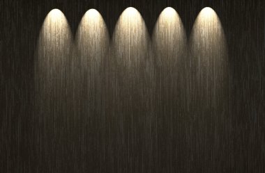 Wall with lights clipart