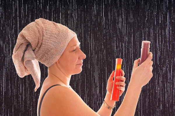 Hair care products — Stock Photo, Image