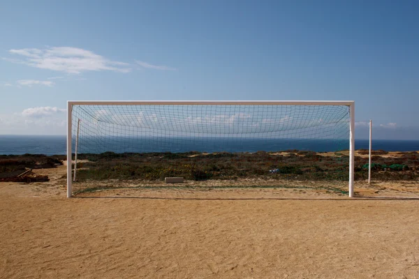 Goal over the sea Royalty Free Stock Images