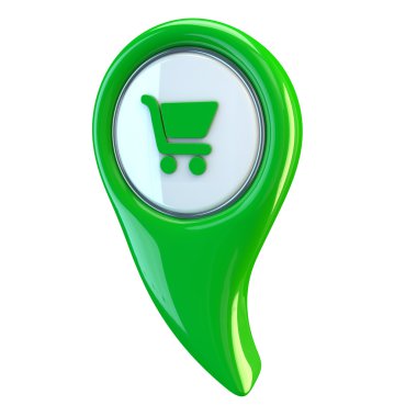 E-commerce glossy icon clipart