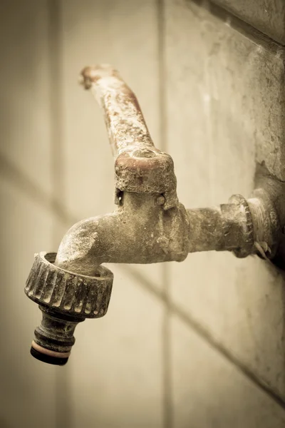 stock image Rusty old tap