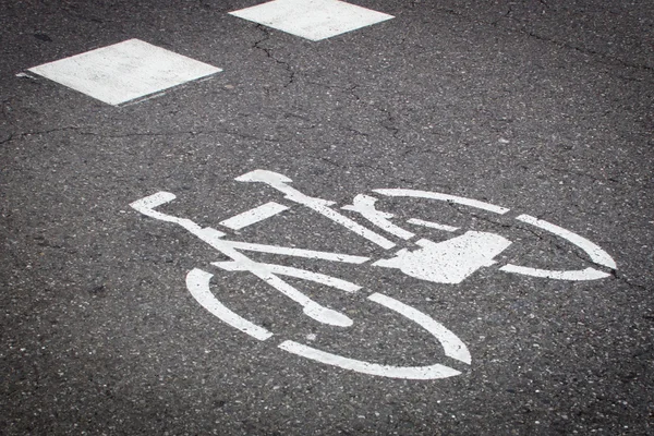 stock image Cycling sign