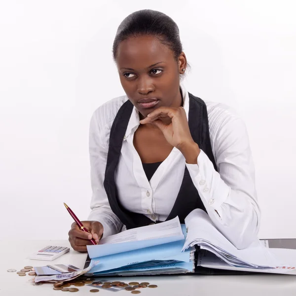 Young South AFrican office worker — Stock Photo, Image
