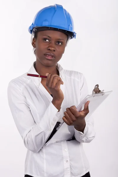 Gorgeous young industrial engineer — Stock Photo, Image