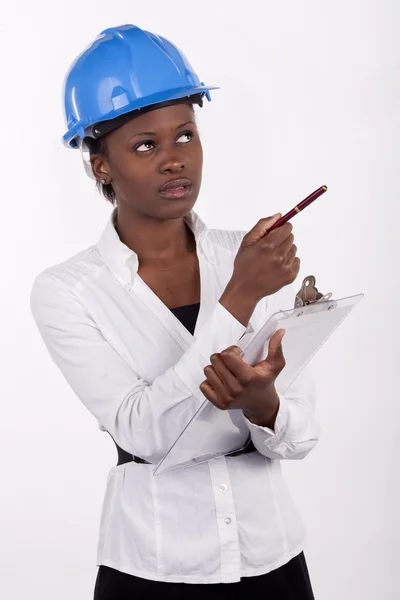 Gorgeous young industrial engineer — Stock Photo, Image