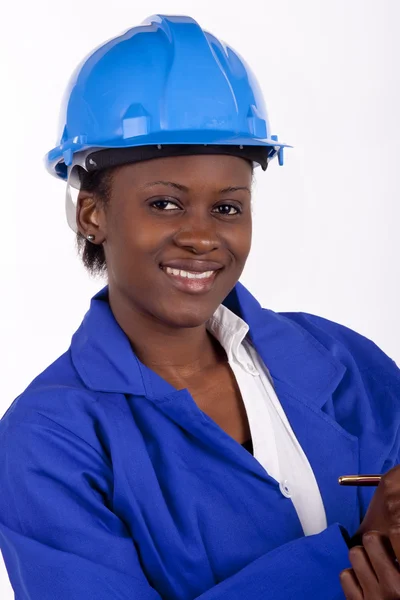 Gorgeous young industrial manager — Stock Photo, Image