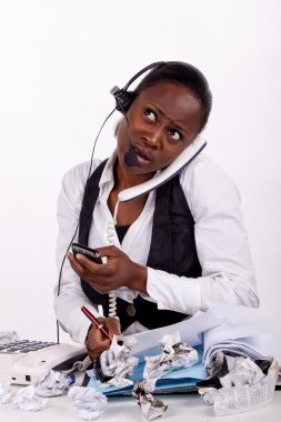 bunalmış resepsiyonist