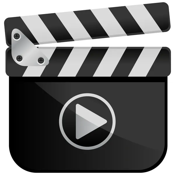 Film media player film kayrak — Stok Vektör