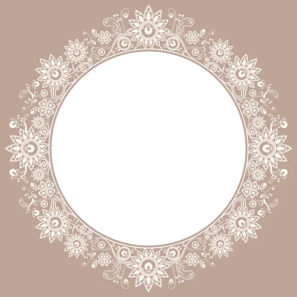 Lace Frame — Stock Vector