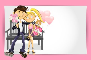 Valentine Couple clipart