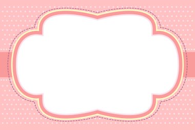 Ornate Pink Bubble Frame clipart