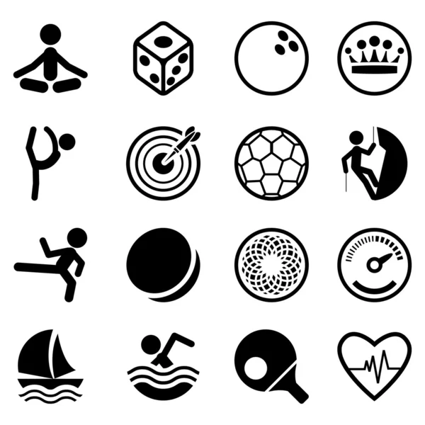 Conjunto de ícones esporte Ilustração De Bancos De Imagens