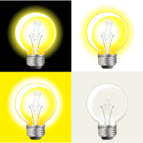 Ideas Light Bulb — Stock Vector